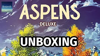 Aspens Board Game | Deluxe Edition | Unboxing (No Talking)