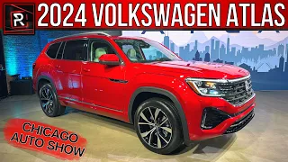 The 2024 Volkswagen Atlas Is A Throughly Revised 3-Row Family SUV