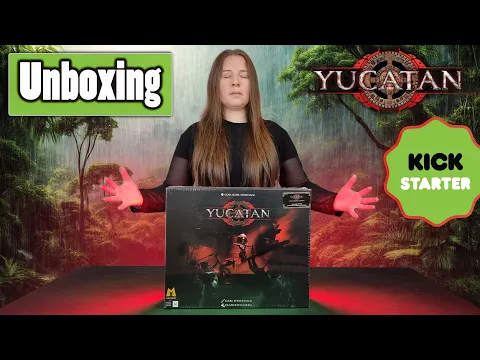 Yucatan (Kickstarter Edition) társasjáték dobozbontás és ismertető