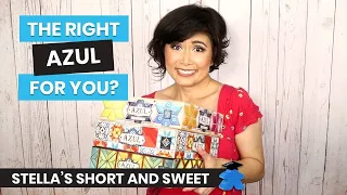 Three Azul Games Comparisons - Stella's Short and Sweet