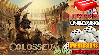 Colosseum - Prototype Unboxing & Impressions (EN) by Epitrapaizoume