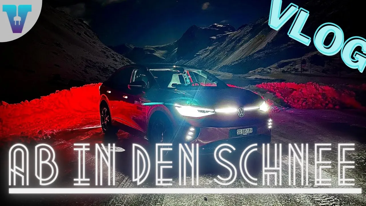 Der erste Schnee ist da! - Im VW ID.5 GTX nach Davos - VLOG [Deutsch 4K] | Vision E Drive Nr.198