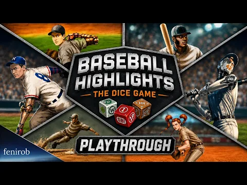 Baseball Highlights: The Dice Game | Solo Playthrough