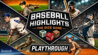 Baseball Highlights: The Dice Game | Solo Playthrough
