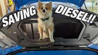 Saving Diesel with our Electric Car! (plus used EVs and the EV environmental impact)