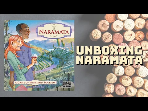 Unboxing Naramata, a wine experience game by @SlipstreamFirst