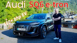 Audi SQ6 e-tron review | Audi's bonkers fast new EV!