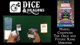 Dice and Dragons - Marvel Champions The Once and Future Kang Scenario Pack Unboxing
