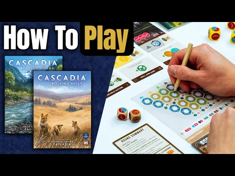 Cascadia Rolling Rivers and Hills | How to Play | Learn to Play in 13 Minutes!
