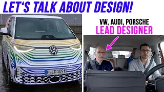 VW ID Buzz drive with the man who leads design for VW, Audi, Porsche, Bentley, Lamborghini, Skoda!