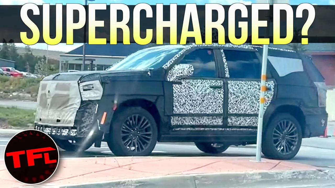SPIED: You’ll be Surprised By What’s Under the Hood of The New 2023 Cadillac Escalade!
