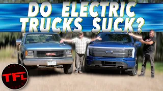 Here's What Happens When I Give The Ford F-150 Lightning Keys To a Guy Who Loves V8 & Diesel Trucks!