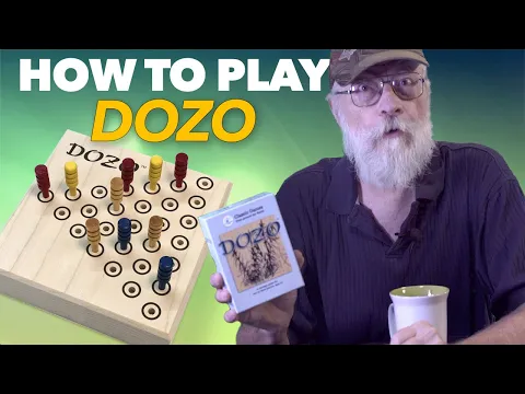 Dozo is a traditional pattern-making board game for 2 or 3 players from Japan.