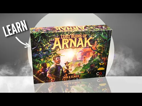 Lost Ruins of Arnak | Solo Playthrough & Tutorial (Learn to Play)