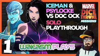 Iceman & Psylocke vs Doc Ock! ?‍️ Solo Marvel Dice Throne Missions Playthrough