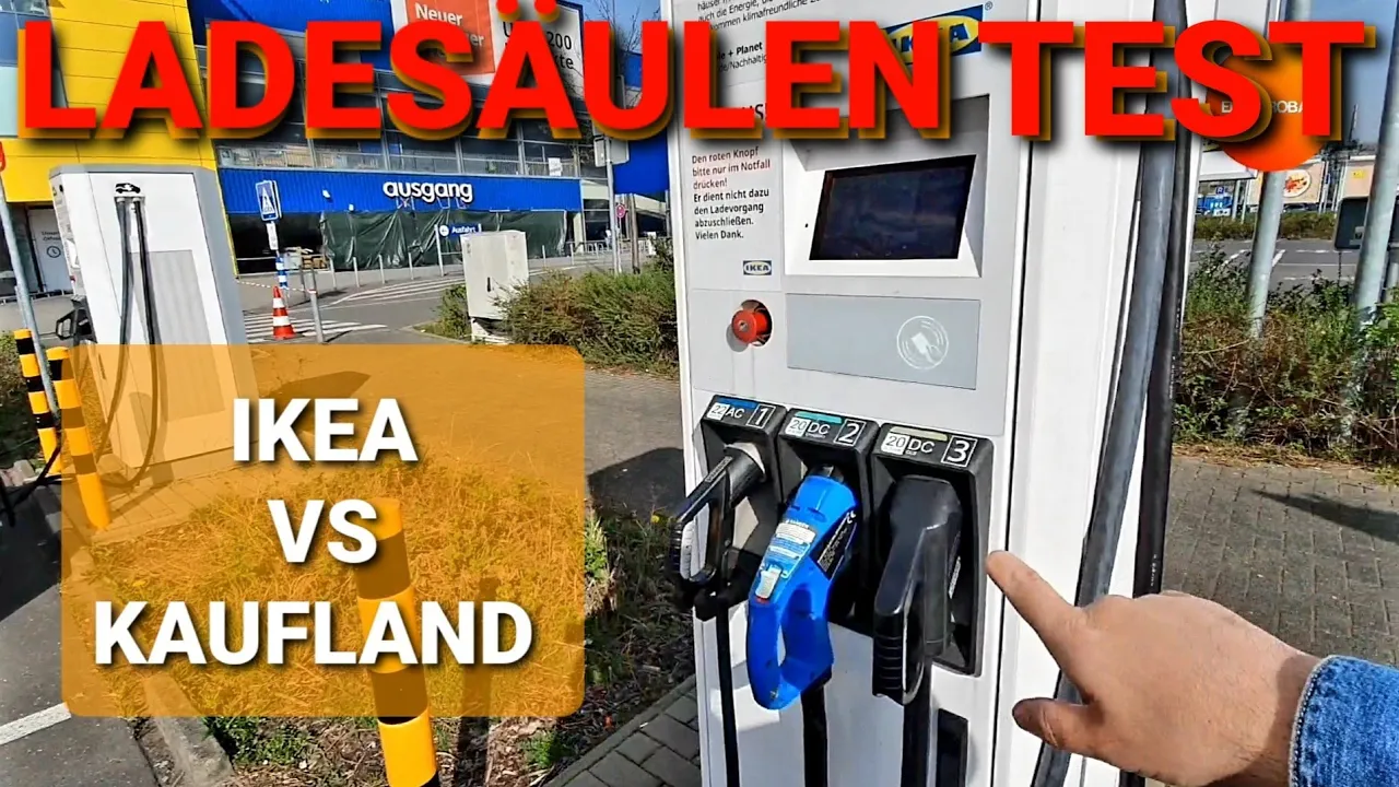Ikea vs. Kaufland Ladesäulen Test Elektroauto Fahrer ist verärgert!