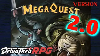 MEGAQuest 2.0: UPDATED Fifteen New Heroes, with Skills and Spells for HeroQuest!
