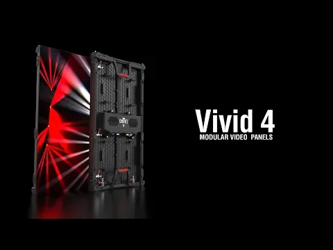 Product video thumbnail for Chauvet Vivid 4X4 LED Video Wall Panel 4-Pack with Road Case