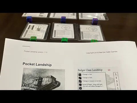 Pocket Landship (Print-N-Play) - Battle of Cambrai (November 20 - December 7, 1917)
