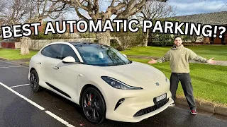 Best Automatic Parking Right Now!? MG IM6 Automatic Parking + iAD Features