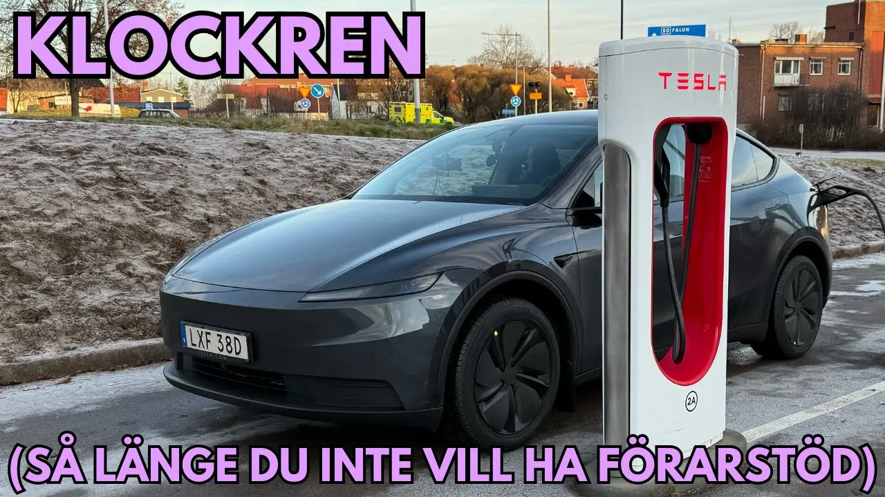 Nya Tesla Model Y Standard Sthlm-Sälen "Mycket elbil för pengarna"