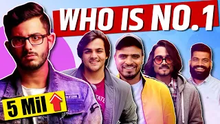 Who is No.1 Youtuber of India | Top 10 Indian Youtubers | Carryminati Who is No.1 Youtuber of India | Top 10 Indian Youtubers | Carryminati