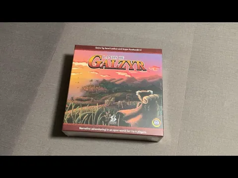 The Discriminating Gamer: Lands of Galzyr unboxing with Ray