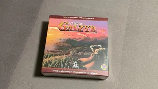 The Discriminating Gamer: Lands of Galzyr unboxing with Ray