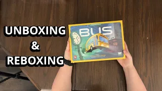 Bus: Complete Edition - Board Game Unboxing & Reboxing - What's in the Box?