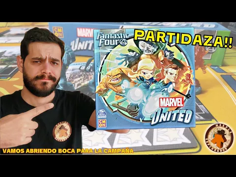 Marvel United 4 FANTÁSTICOS - Partida en SOLITARIO
