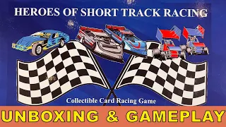 Heroes of Short Track Racing by Vans Games New Version - Unboxing & Gameplay Tabletop Racing Game