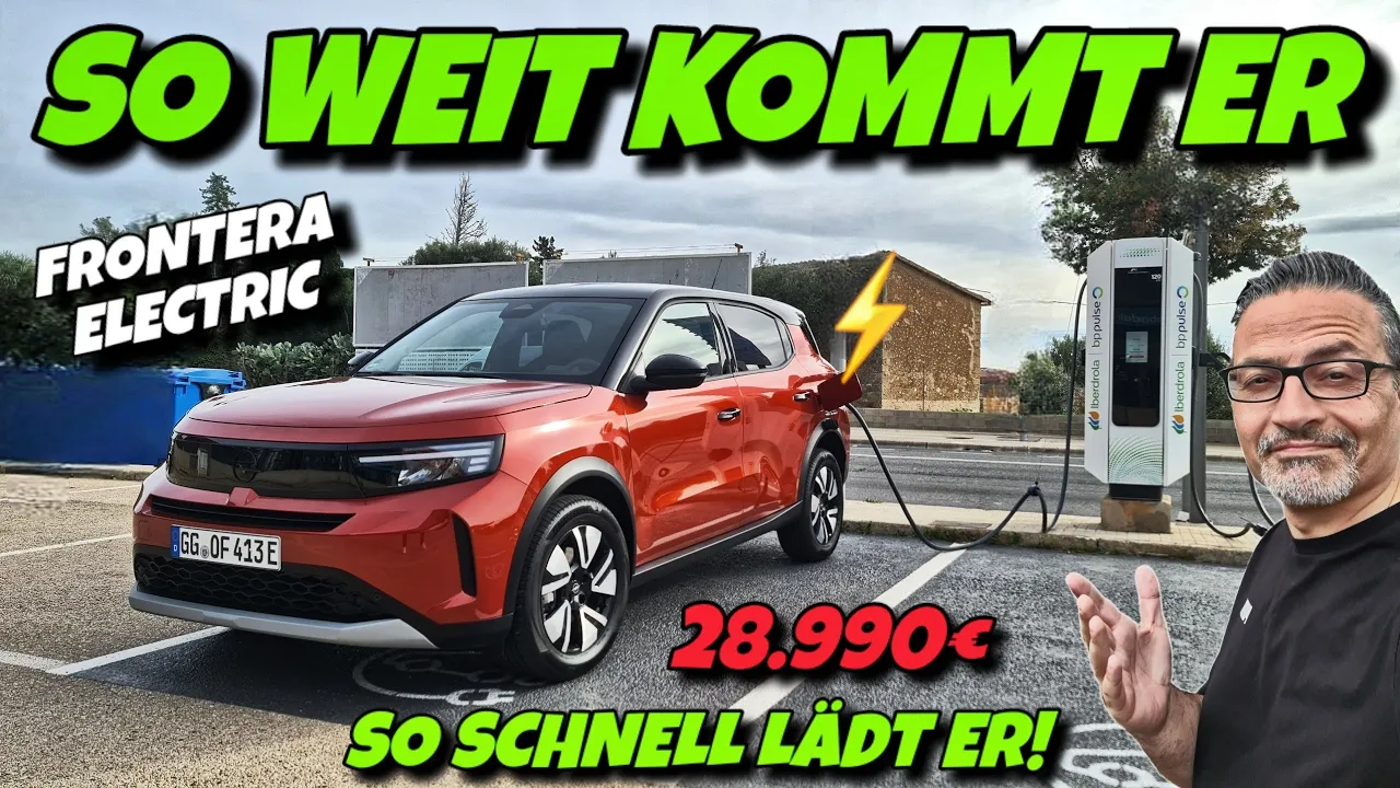 Opel Frontera electric Echte Ladezeit und Reichweite im Test. Elektroauto für die Masse? #ev