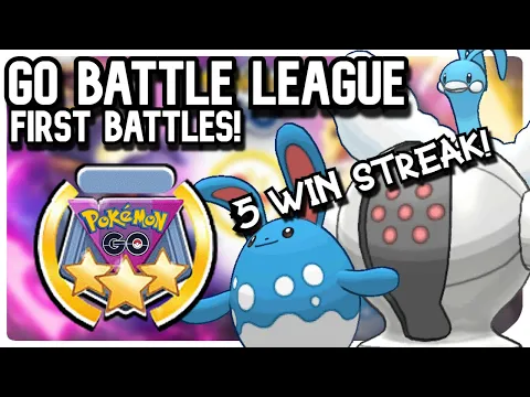 GO BATTLE LEAGUE: FIRST BATTLES POKEMON GO PVP