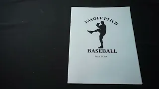 Unboxing Payoff Pitch Baseball