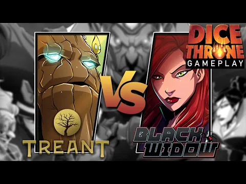 Dice Throne Duel Gameplay | Treant vs Black Widow