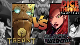 Dice Throne Duel Gameplay | Treant vs Black Widow