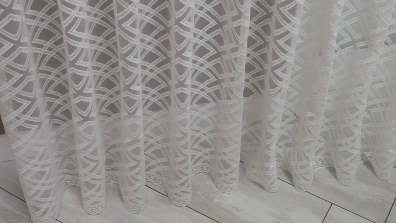 Тюль фатин с вышивкой Monella TFV-1786 Тюль фатин с вышивкой Monella TFV-1786