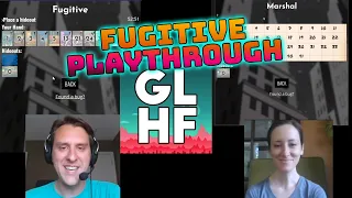 Fugitive How-to-Play and Playthrough | 2-player Asymmetrical Card Game