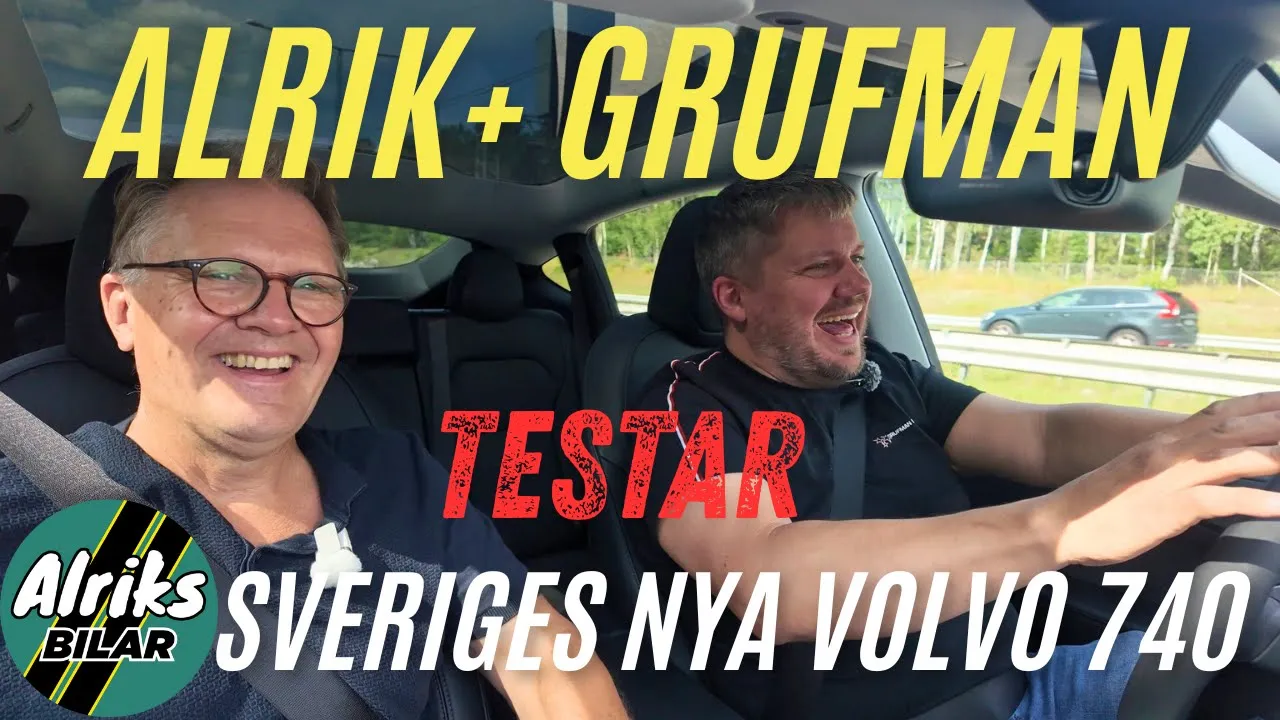 Alrik + Grufman testar Sveriges nya Volvo 740 – Tesla Model Y. Bra bil? Bra köp?