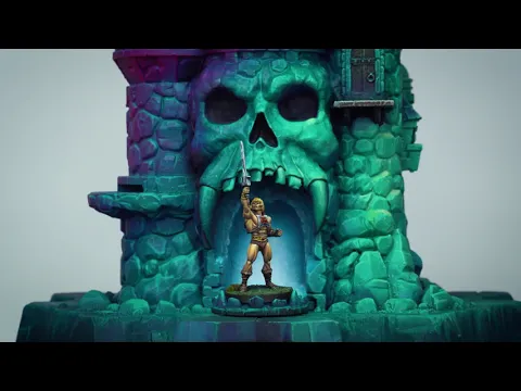 Plastic Castle Grayskull (Masters of the Universe: The Board Game - Clash for Eternia)