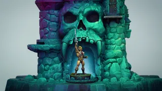 Plastic Castle Grayskull (Masters of the Universe: The Board Game - Clash for Eternia)