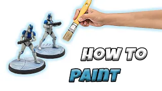 STAR WARS SHATTERPOINT: 501ST CLONE TROOPERS | How to Paint Tutorial