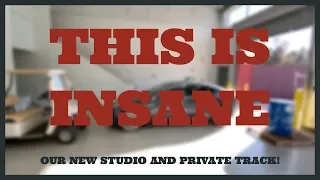 Welcome to our DREAM YouTube Studio and private RACE TRACK! (seriously)