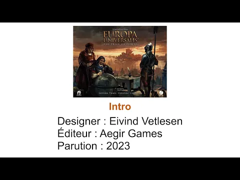 1- Europa Universalis: The Price of Power // Intro