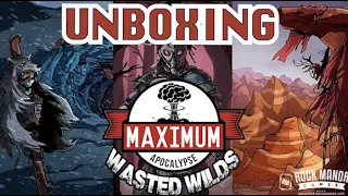 Maximum Apocalypse: Wasted Wilds - Unboxing [COMPLETE GAMEPLAY BUNDLE] [KICKSTARTER]