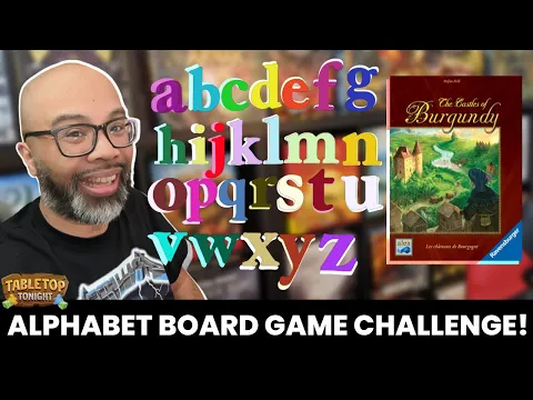 The Castles of Burgundy | Alphabet Board Game Challenge!