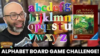 The Castles of Burgundy | Alphabet Board Game Challenge!