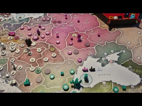 Europa Universalis The Price of Power - 8. Situation at the end of turn 3.