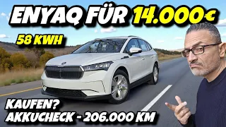 GELDFALLE? Gebrauchter Skoda Enyaq für 14.000€ mit 208.000 km. Aviloo Akkucheck #automobile #ev