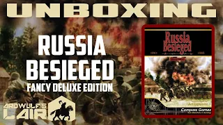 Unboxing Russia Besieged Deluxe Edition (Compass Games 2018)